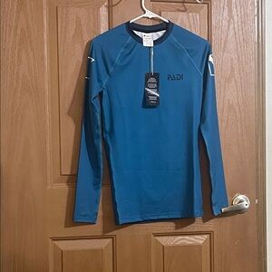 Men's Teal Rash Guard